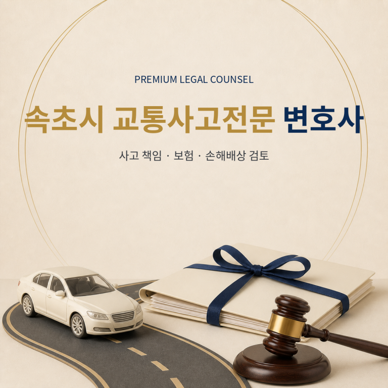 속초시 교통사고전문 변호사