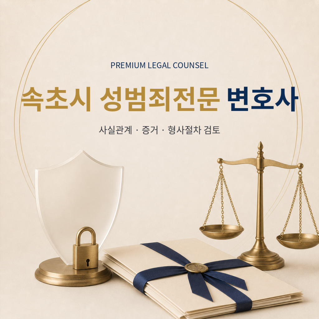 속초시 성범죄전문 변호사